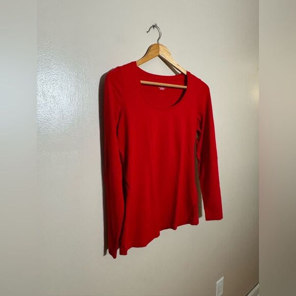 Set of 2 Lands’ End Fitted Scoop Neck L/S Tops Size XS EUC - Picture 6 of 7